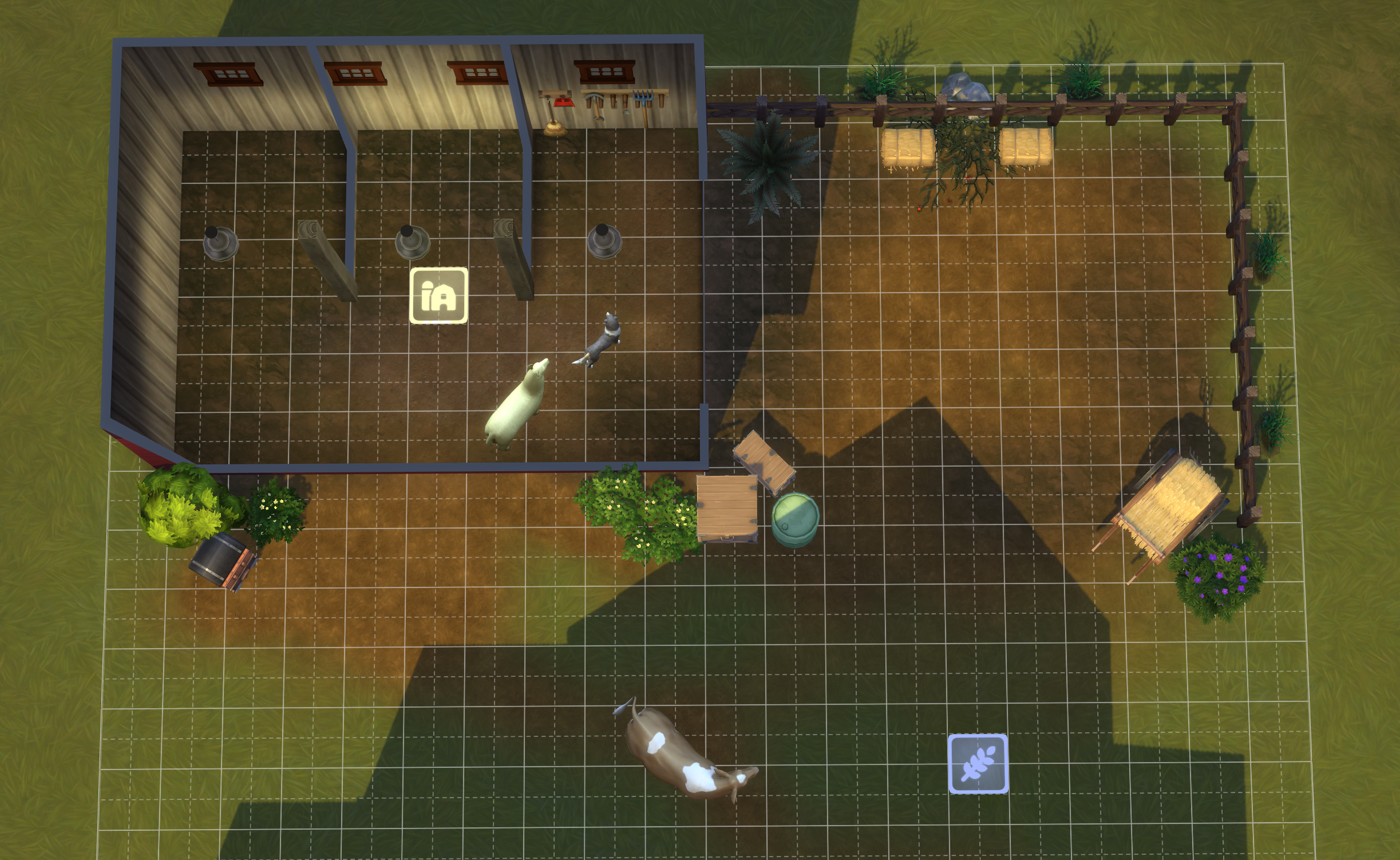Screenshot of free-range animal shelter marker