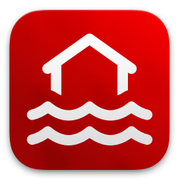 Home flooding icon